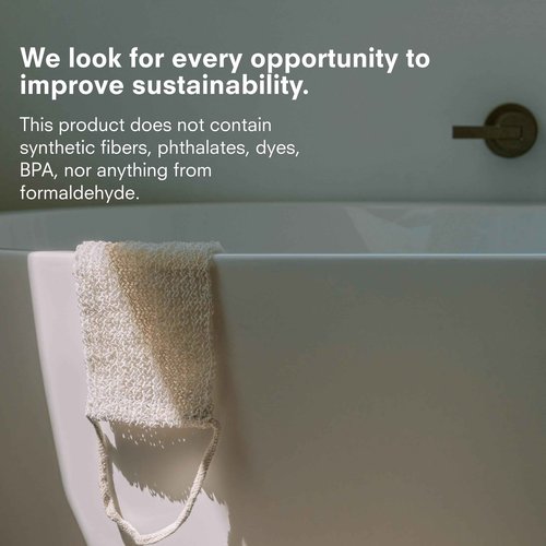 Public Goods Exfoliating Body Scrubber | Ayate Bath Strip for Shower | Back Scrubber Made with Natural Agave Fibers for Exfoliation | Plant-Based Loofah Alternative | 25 in. x 4 in. | 1 Count