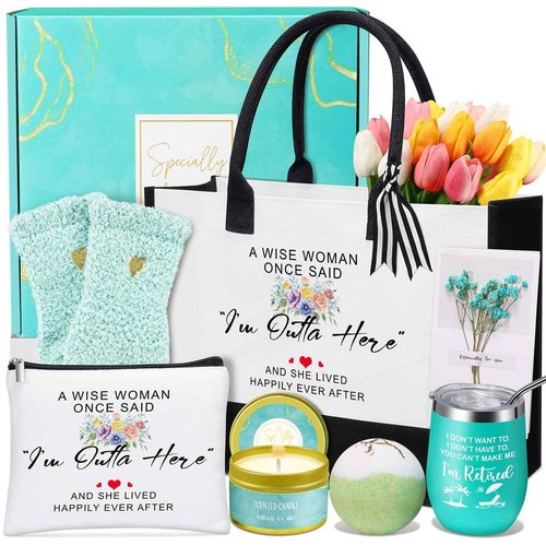 Uwingess Retirement Gift for Woman,Best Cool Retirement Gifts for Coworker Teacher Nurses Boss Friends Mom Grandma Retirees, Funny Retired Gifts