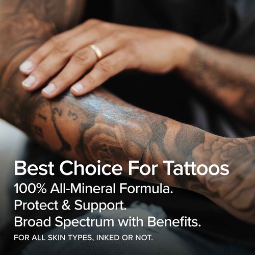 Mad Rabbit Defend Tattoo Sunscreen- SPF 30 100mL Tube- Mineral Sunscreen Lotion - Tattoo Fade Protection and Moisturizer, Anti-Aging Formula