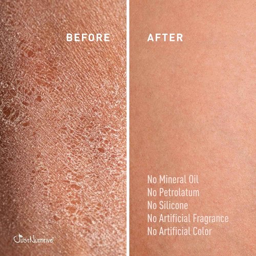 Just Nutritive Body Lotion - Best Lotion for Your Body With Skin Loving Goodness - Tucuma butter and Black Currant Seed oil nourish and replenish your skin - 16 Oz