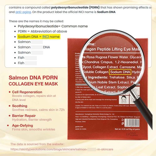 GONIM Under Eye Patches 360° Fit, Eye Mask with Collagen Peptide, Salmon DNA PDRN, Retinol & Niacinamide, Eye Patches for Puffy Eyes and Dark Circles, Travel Essentials 4 pairs