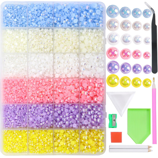 RODAKY Resin Rhinestones Kits 2/3/4/5mm Flatback Jelly Rhinestones Bulk Bedazzling Crystal Gems Beads Stone for Manicure DIY Crafts Mugs Bottles Tumblers Clothes Face Makeup (A-Set 1)