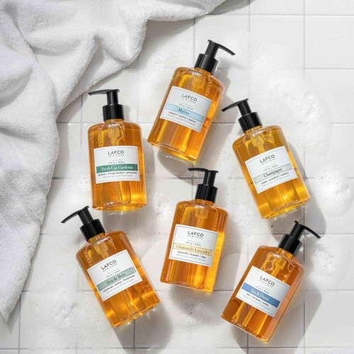 LAFCO New York Liquid Soap, Chamomile Lavender - 12 oz - Regenerates, Protects & Moisturizes - All Skin Types - Hypoallergenic, Synthetic Free & Cruelty Free - Made in Italy