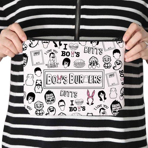 TSOTMO Cartoon TV Show Merchandise Gift Family Zipper Pouch Bag Cartoon Lover Style Gift(BUTTS bag)