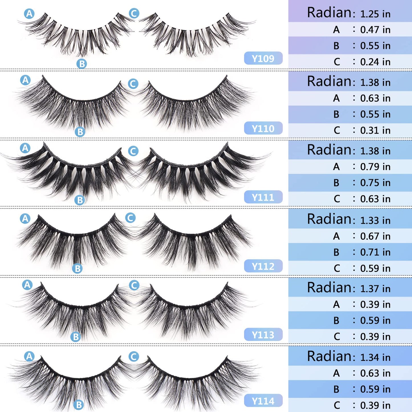 30 Pairs Lashes, New 6 Style Eyelashes Natural Look to Dramatic Long False Eyelashes, Handmade Reusable Fake Eyelashes (30 Pairs with Portable Boxes)