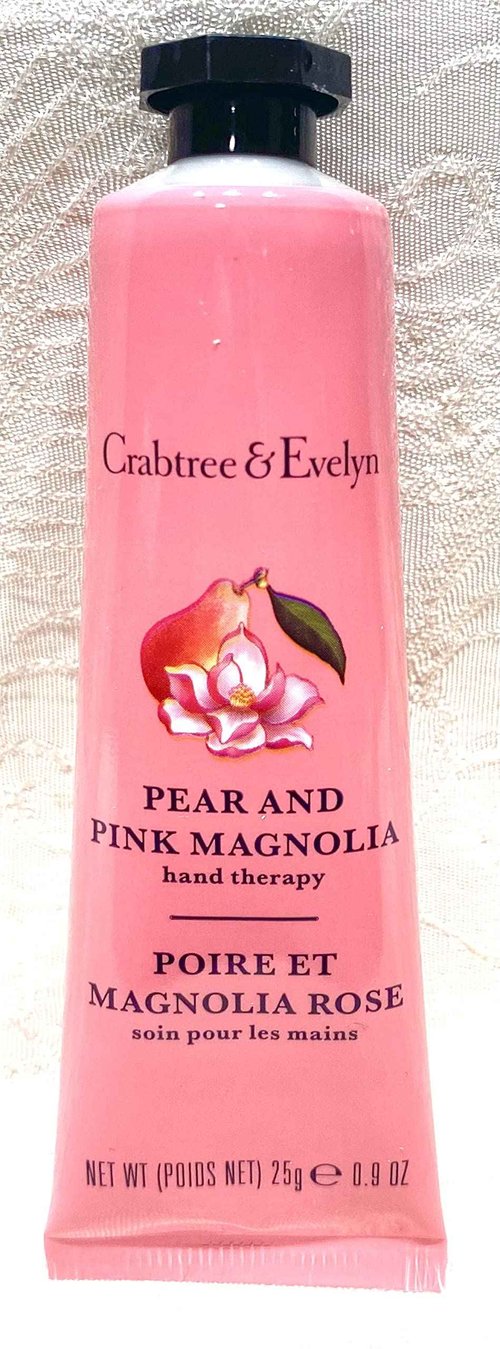 Crabtree & Evelyn Pear & Pink Magnolia Hand Therapy .9 oz SET of 4