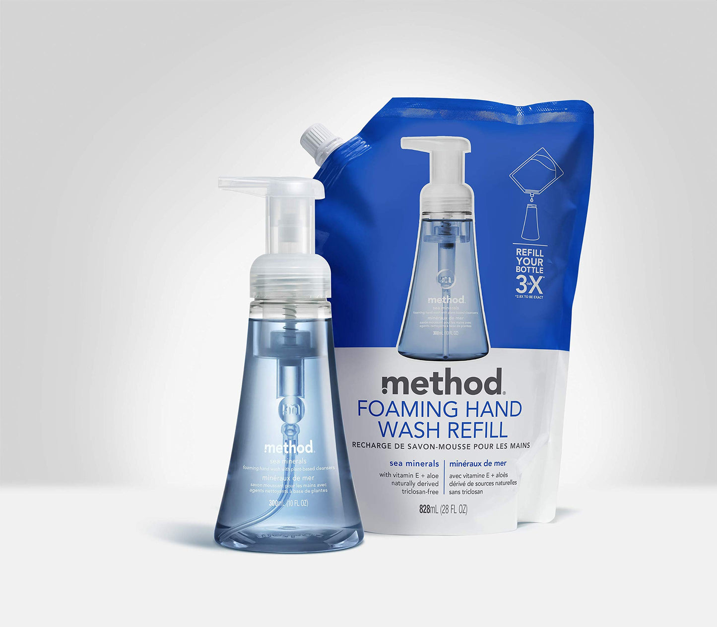 Method Foaming Hand Soap Refill, Sweet Water, 28 oz, 1 pack, Packaging May Vary