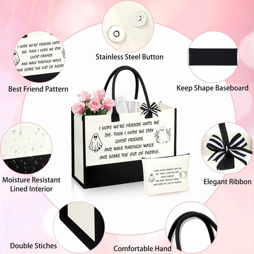 SiplyHaven Best Friend Birthday Gifts for Women Halloween Christmas Gifts Friendship Gift for Women Best Friend Bestie Soulmate Sisters Stocking Stuffers