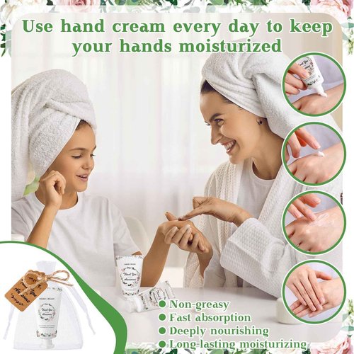 Dansib 48 Sets Employee Appreciation Gifts Thank You Team Gifts Hand Mini Lotion Bulk Inspirational Travel Size Hand Cream for Christmas Stocking Stuffer Employee Coworker Team Staff Teacher(Classic)