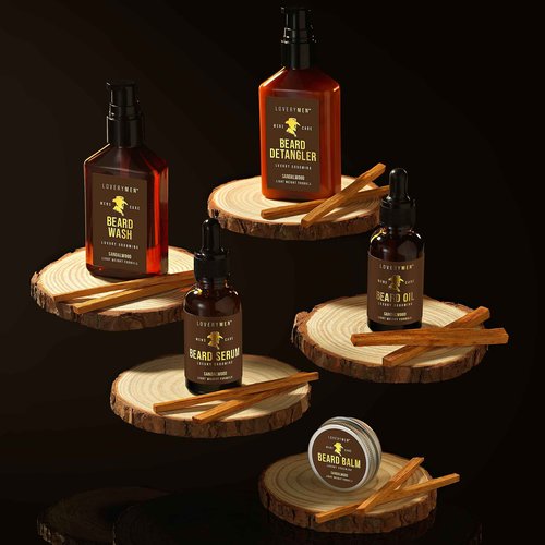 Christmas Gifts for Men, Beard Care Kit for Men, Sandalwood Mens Grooming Kit with Straight Edge Razor, Beard Oil, Balm, Wash, Detangler, Brush & More - 11pc Birthday Gift for Him, Dad, Boyfriend