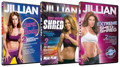 Jillian Michaels (Hard Body / One Week Shred / Extreme Shed and Shred) (3-Pack)