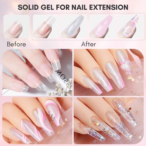 Makartt Peel Off Base Coat, 15ml UV Gel Base Coat Nail Polish Peelable Base Gel for Takeoff Solid Gel Builder for Nails Trial Kit Nail Extension UV Nail Glue for Acrylic Nails Rhinestones Gel 3D Nail