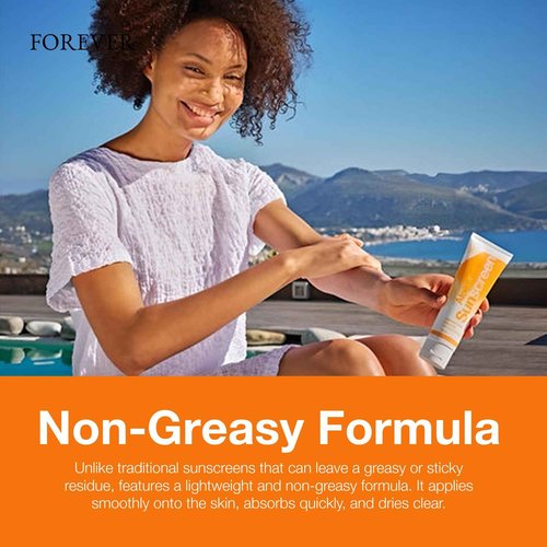 Forever Living - Aloe Sunscreen SPF 30 - with Aloe Vera, Water-Resistant Broad Spectrum UVA and UVB Defense, 4 fl oz