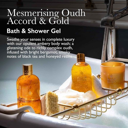 Molton Brown Mesmerising Oudh Accord & Gold Bath & Shower Gel 10 fl. oz.