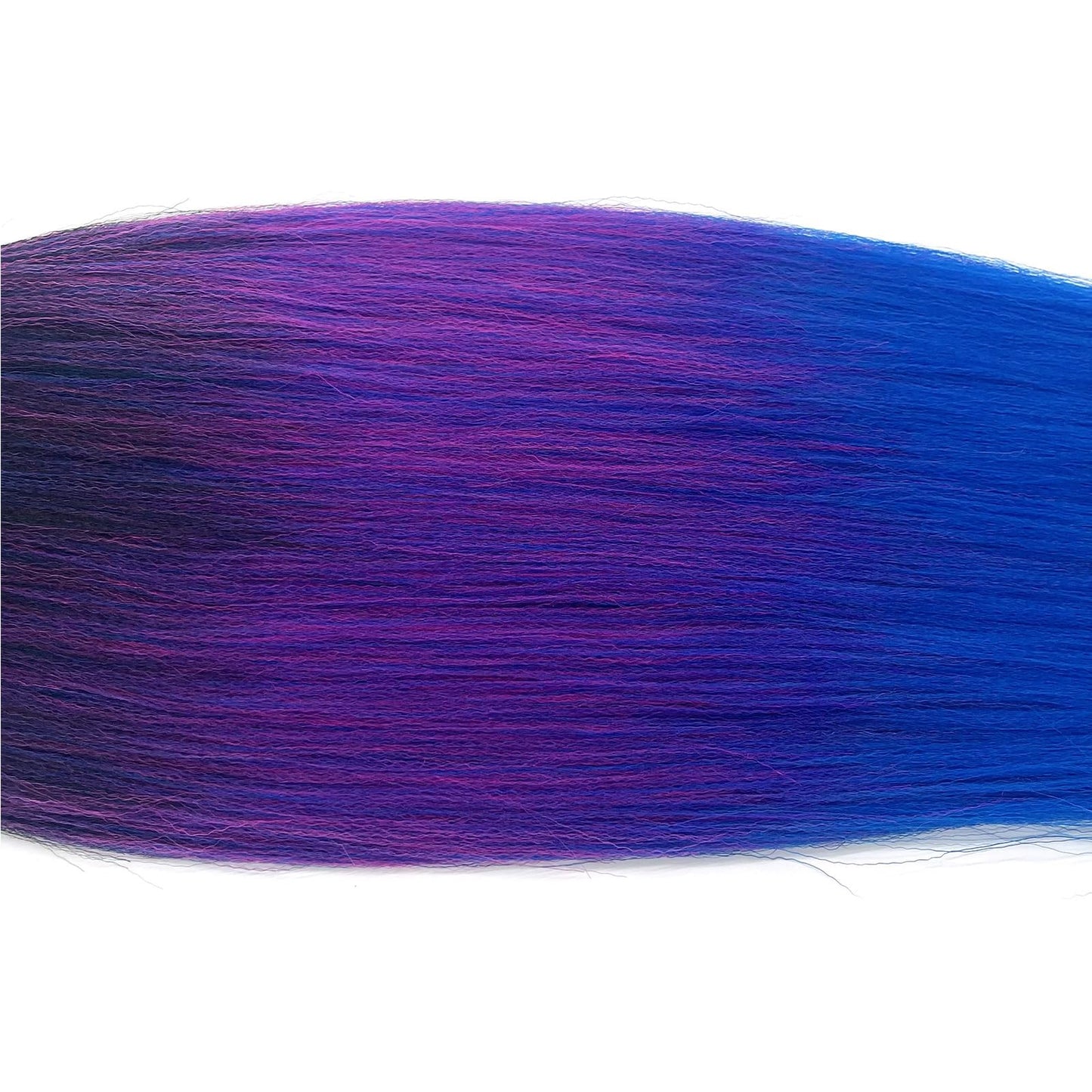 UPruyo Pre Stretched Braiding Hair 1b Pink Blue Ombre Braiding Hair Pre Stretched Synthetic Hair Extensions for Braiding Box Braids Yaki Knotless Hypoallergenic Prestretched Braiding Hair 26 inch