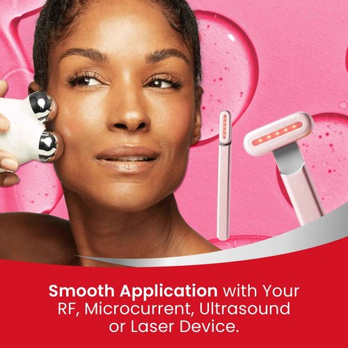 Conductive Gel – Collagen, Ceramide and Hyaluronic Acid, This Gel Primer works as a Face Mask too, Nutrient Dense Ingredients, Many Extracts Imported from Korea. Perfect for Your Microcurrent Device