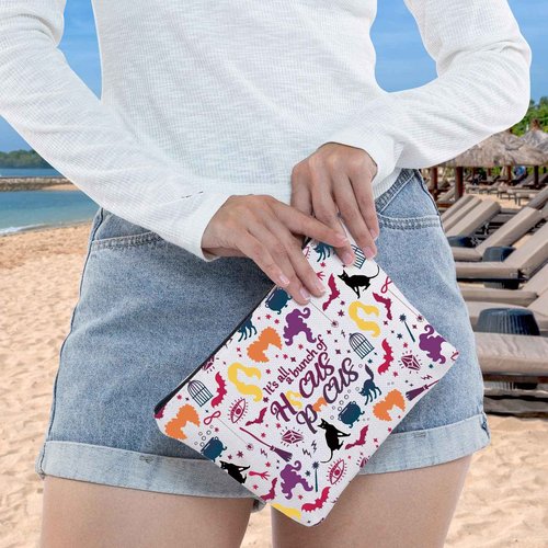 WZMPA Sanderson Sister Cosmetic Bag Winifred & Sarah & Mary Witch Fans Gifts It's All A Bunch Of Zipper Bag Sanderson Sister Merch (It's all a bunch of)
