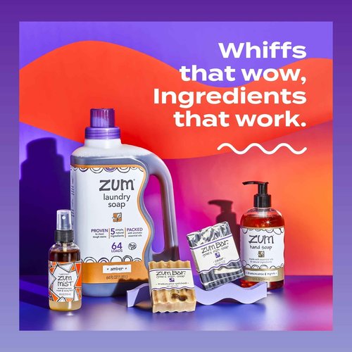 Indigo Wild Zum Goat's Milk Soap Bar - Bar Soap for Hands & Body Made with Essential Oils - 3 oz - Frankincense-Lavender (6 Pack)