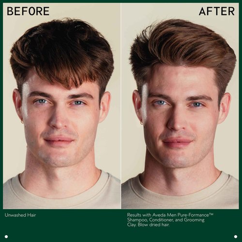 Aveda Men Pure-Formance Shampoo | Lightweight Conditioner for Men’s Hair | Adds Shine | Scalp Care, 10.1 Fl Oz