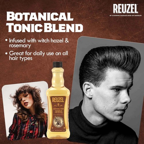 Reuzel Grooming Hair Tonic, Volume And Texture, 16.9 oz