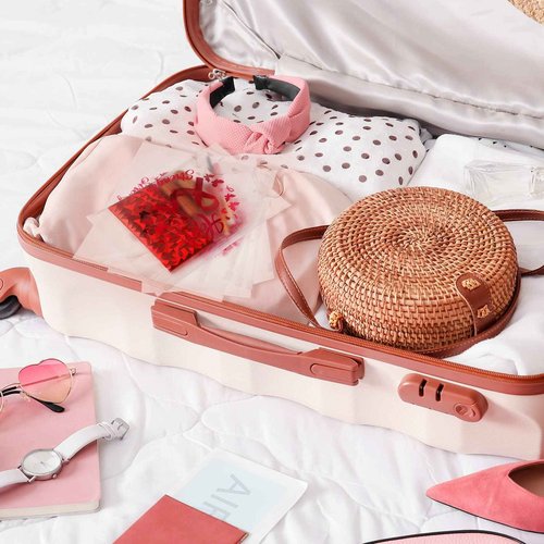 Oudain 60 Pcs Breast Cancer Awareness Makeup Bags Pink Ribbon Cosmetic Pouches Breast Cancer Survivor Gifts for Women Girls Multi Purpose Zipper Pouch Cosmetic Bags(Pink,Vivid Style)