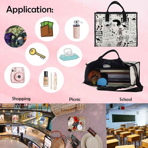 MNIGIU P-ee Herman Playhouse Tote Bag P-ee Herman Fan Gift P-ee Herman Merchandise (PlayTB)