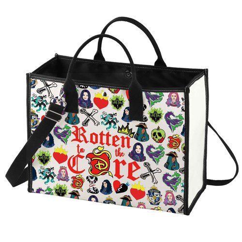 LEVLO Jay Cosmetic Make Up Bag Carlos Fans Gift Rotten to the Core Mal Makeup Zipper Pouch Bag Jay & Mal Movie Merch (Core LT)