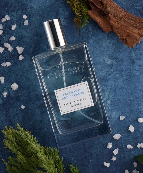 Cremo Saltwater Cypress Cologne Spray, A Lively Blend of Sea Spray, Green Mango and Coastal Cypress, 3.4 Fl Oz