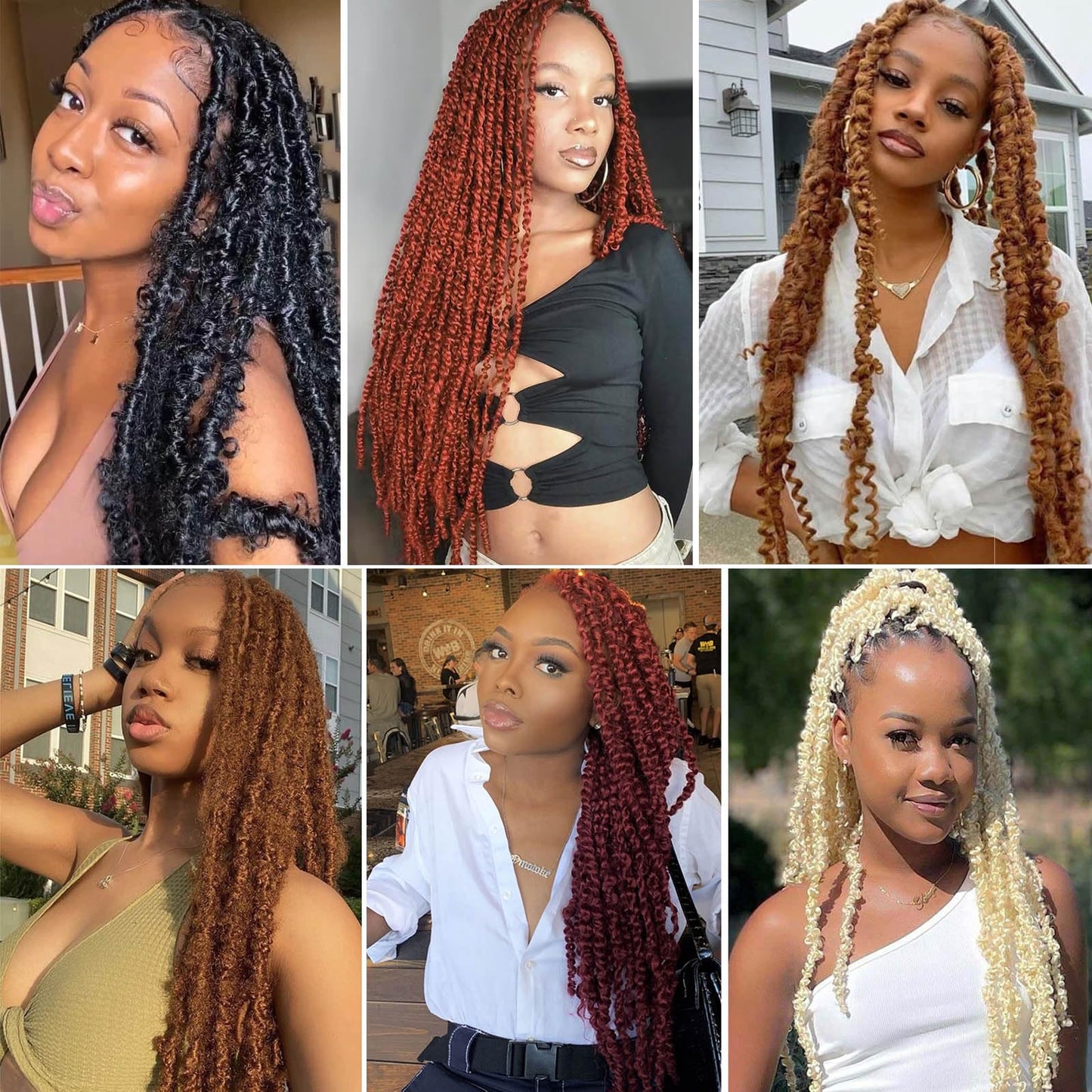 12 Inch 3 Packs Pre-Separated Springy Afro Twist Hair Pre Fluffed Wrapping Hair For Soft Locs Blonde Spring Twist Hair Natural Marley Twist Braiding Hair Synthetic Extension (12 Inch 3Pcs,613#)