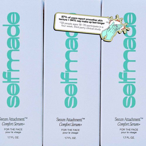 Selfmade Secure Attachment Comfort Serum – Redness-Relief & Hydrating Barrier Repair with Squalane + Hyaluronic Acid | Clinically-Tested Psychodermatology Serum for All Skin Types