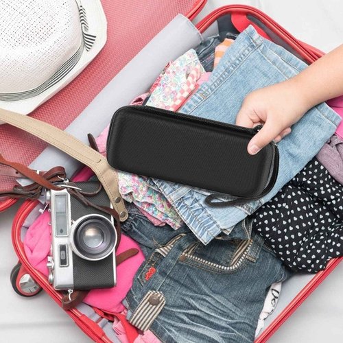 Toothbrush Travel Case Compatible with Oral-B Pro 1000, 2000, 3000, 3500, 1500/ for Philips Sonicare ProtectiveClean 4100 5100 Electric Toothbrush with Mesh Pocket for Accessories - Black (Bag Only)