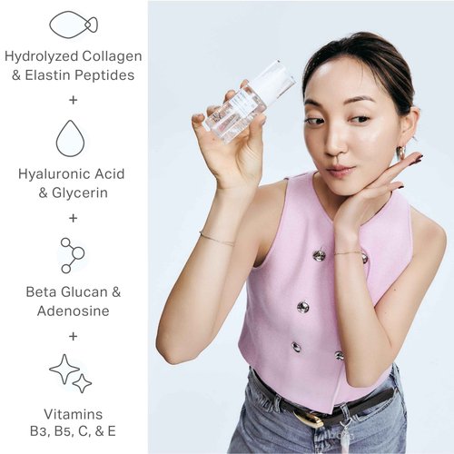 Jelloskin Hydra Jell Face Mist by AVA x NuTexture Hydrating Face Spray with Collagen, Hyaluronic Acid, Vitamin C & E