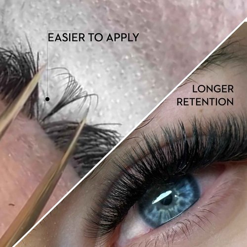 One V Salon Pro 14D Promade Loose Fans, 1000 Premade Extreme Mega Volume Lash Fans | D Curl | 0.05 mm | 8–15 mm Mixed Lengths | Thin Base, Hand-Crafted Eyelash Extensions(14D-0.05-D-Curl)