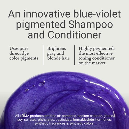 Loma Hair Care Violet Shampoo Violet Conditioner Duo, 12 Fl Oz , 2 Count (Pack of 1)