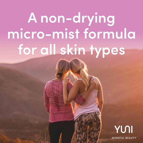 YUNI Beauty Calming Body Mist (4oz) My OM World - Natural Aromatic Oils - Relaxing Stress Relief - Promotes Focus & Clarity - All Natural, Paraben-Free, Cruelty-Free