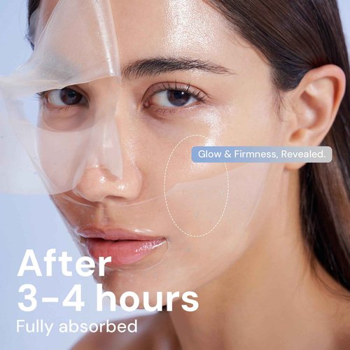 Kurved Skin Aging Curve NMN Peptide Capsule in Gel Mask (35g / 1.23 Oz. X 4 EA)