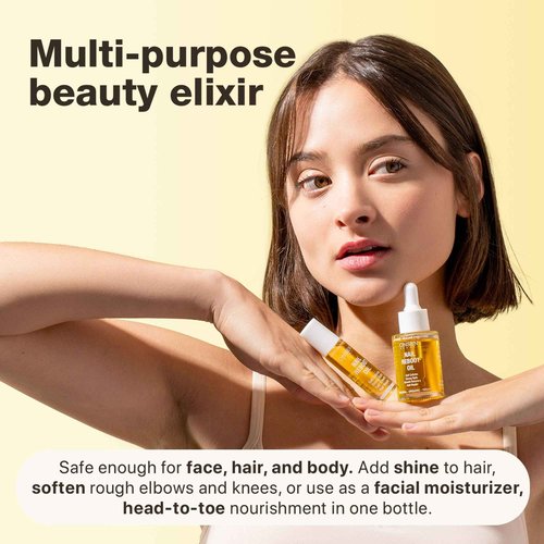 Onsen Secret Nail & Cuticle Repair Oil (2x30ml) - Dry Oil Formula - Japanese Tsubaki, Tea Tree & Jojoba - Strengthens Nails, Repairs Cuticles, Hydrates Skin & Hair - Natural & Vegan