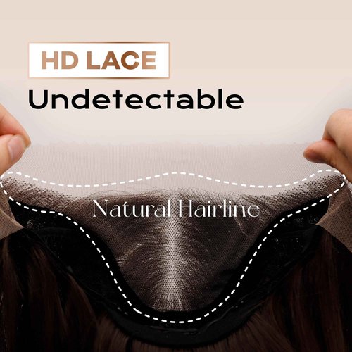 Chocolate Brown Lace Front Wig, 13x4 Synthetic Lace Wigs Pre Plucked 26inch Long Straight Glueless Dark Brown Wig For Black Women Beginner Friendly Suitable For Everyday Wear