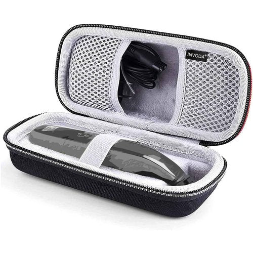 INVODA Shaver Travel Case for Hybrid Electric Trimmer QP2520 QP2530 QP2620 QP2630 Sturdy and Wear-resistant Easy to Carry Deal for Business Trips