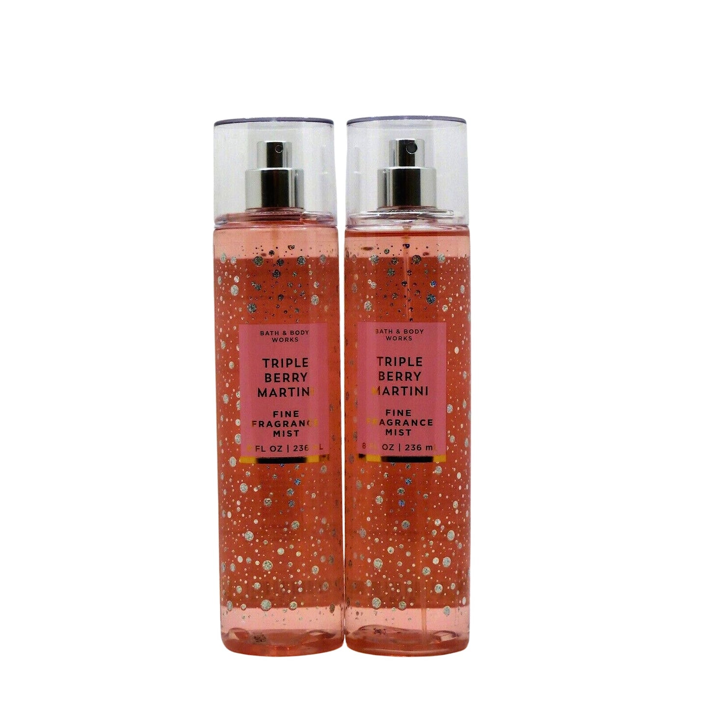 Bath & Body Works Fragrance Mist 2-Pack 8oz Each (Triple Berry Martini)