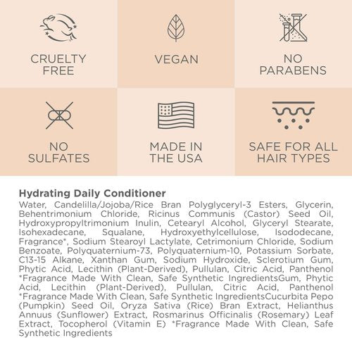 Cote Beauty’s Hydrating Conditioner, Detangles Effortlessly for Shiny Hair, Enriched with Omega 6 and 9, Castor Seed Oil, Vegan & Cruelty-Free Hair Conditioner for Women, 10 Fl Oz