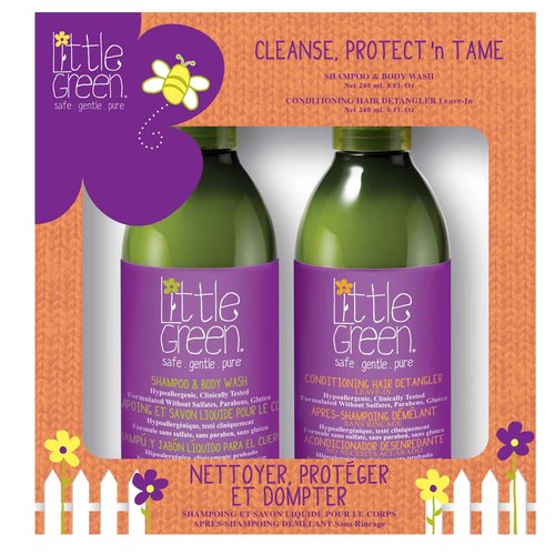 Little Green Kids Cleanse, Protect n' Tame Kit