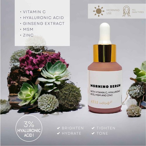 ATIS Facial Serum 3 Pack, Vitamin C Serum, Retinol Serum and Hyaluronic Acid Serum For Anti Aging & Wrinkle - Boost Skin Collagen, Hydrate & Plump Skin
