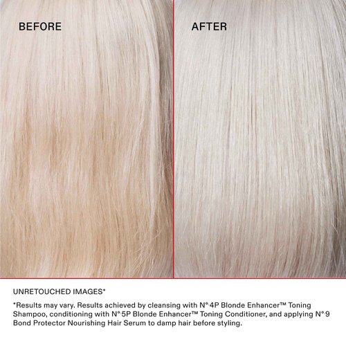 Olaplex Nº. 5P Blonde Enhancer Purple Toning Conditioner: Neutralizes Brassiness & Strengthen | Repairs Damages & Hydrates Hair | For Coily, Curly, Straight, and Wavy, 250 mL / 8.5 Fl. Oz.