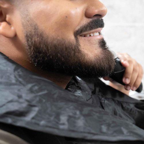 GROOMATE Beard Apron Premium, Beard Trimmer Catcher, Portable Non-Stick, Waterproof Hair Catcher, Shaving Apron Grooming