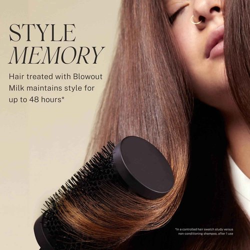 JVN Complete Blowout Styling Milk, 3 Fl Oz, Frizz Fighting, Heat Activated Style Extending Hair Cream and Heat Protectant, Hair Care for Women and Men, Silicone Free