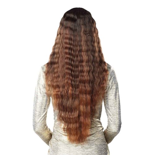 Sensationnel Butta Lace Wigs - Unit 17 Extra Wide 5 Inch Deep Parting Synthetic Preplucked Hairline Glueless Lacefront (1 JETBLACK)
