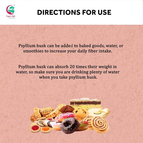 Psyllium Husk Whole 2 lb (32Oz), Use in Smoothies, Cooking and Baking, Unflavored, Fine Ground, 100% Natural, Non GMO, by Yogi's Gift®