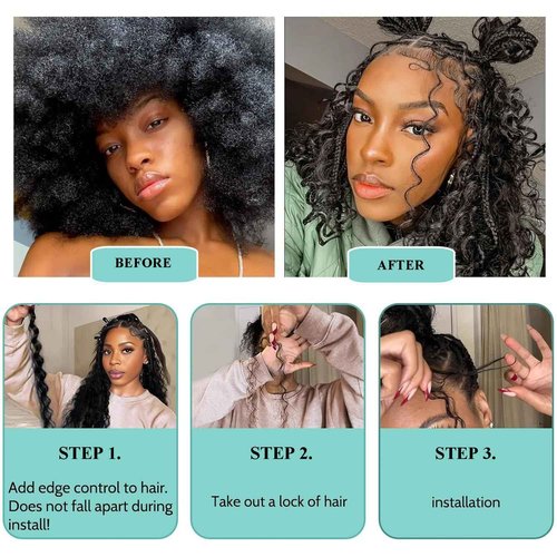 Human Braiding Hair for Boho Braids 22 Inch 110g Deep Wave Bulk Human Hair for Braiding No Weft 12A Curly Human Hair Extensions for Boho Braids 2 Bundle Wet and Wavy Human Hair