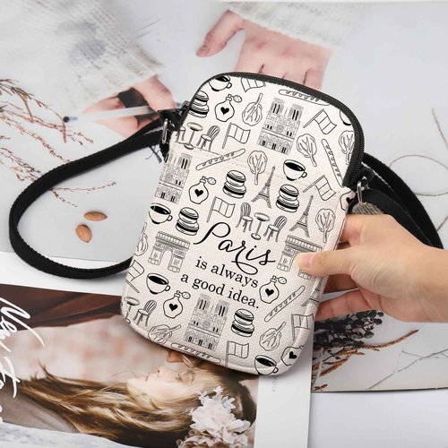 Paris Travel Gift City Skyline Is Always A Good Idea Zipper Pouch Makeup Bag (Paris CR)